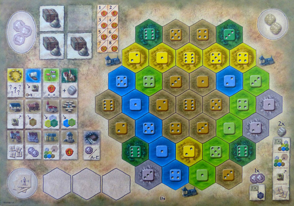 Castles of Burgundy: 4th Expansion - Monastery Boards