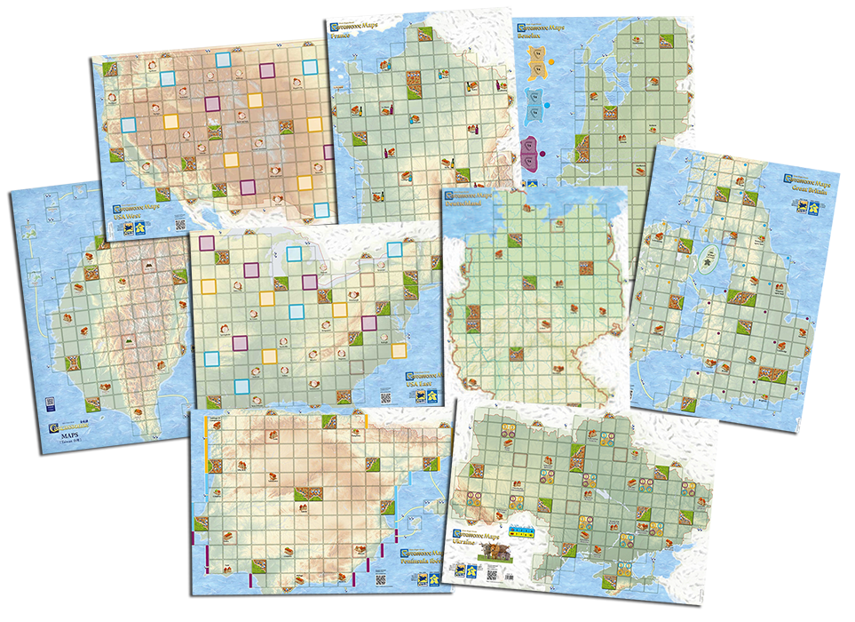 Carcassonne Maps