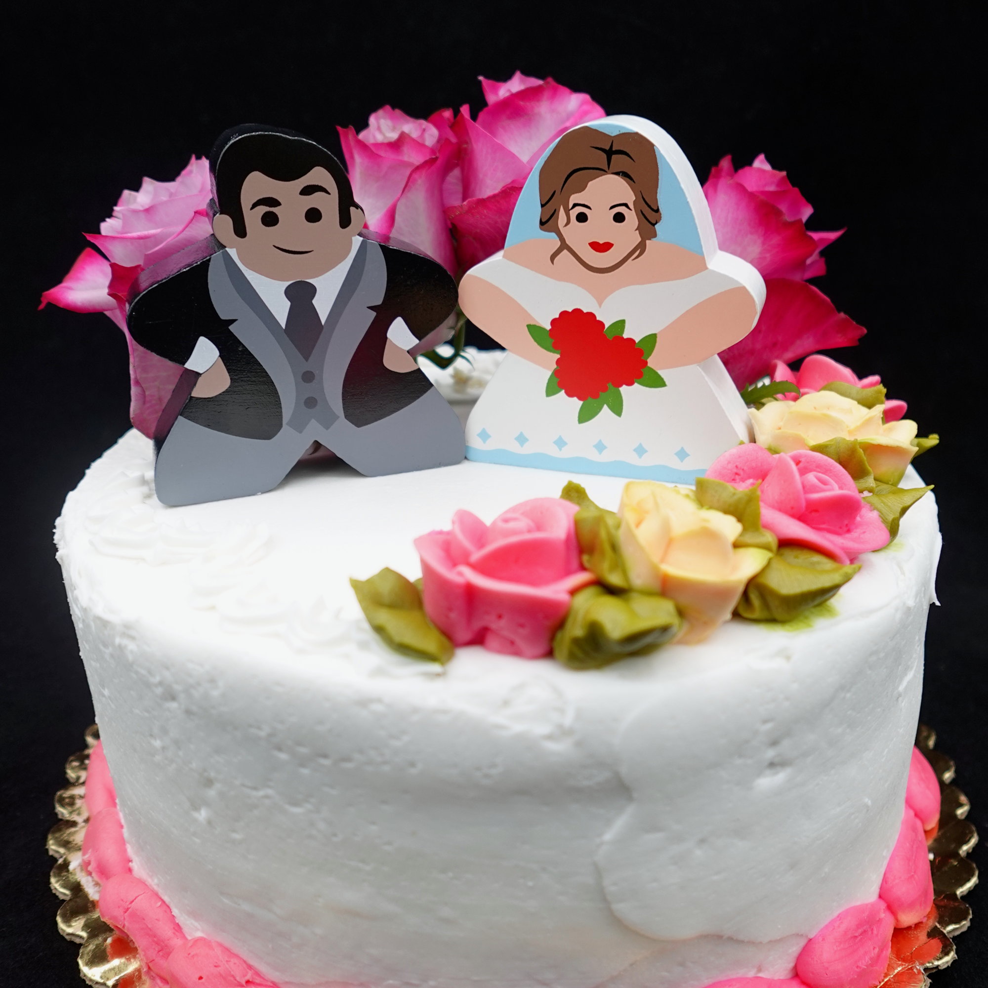 Wedding Meeples - 3" tall (Meeple Source)