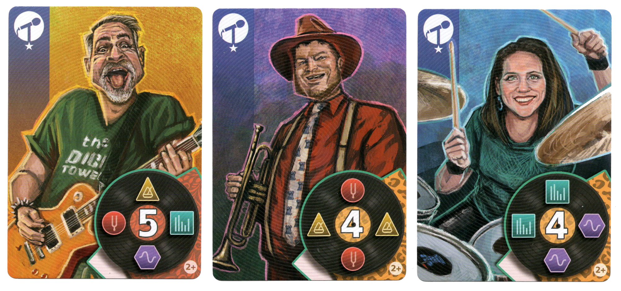 Draft & Write Records: Dice Tower Band Member Promo Cards
