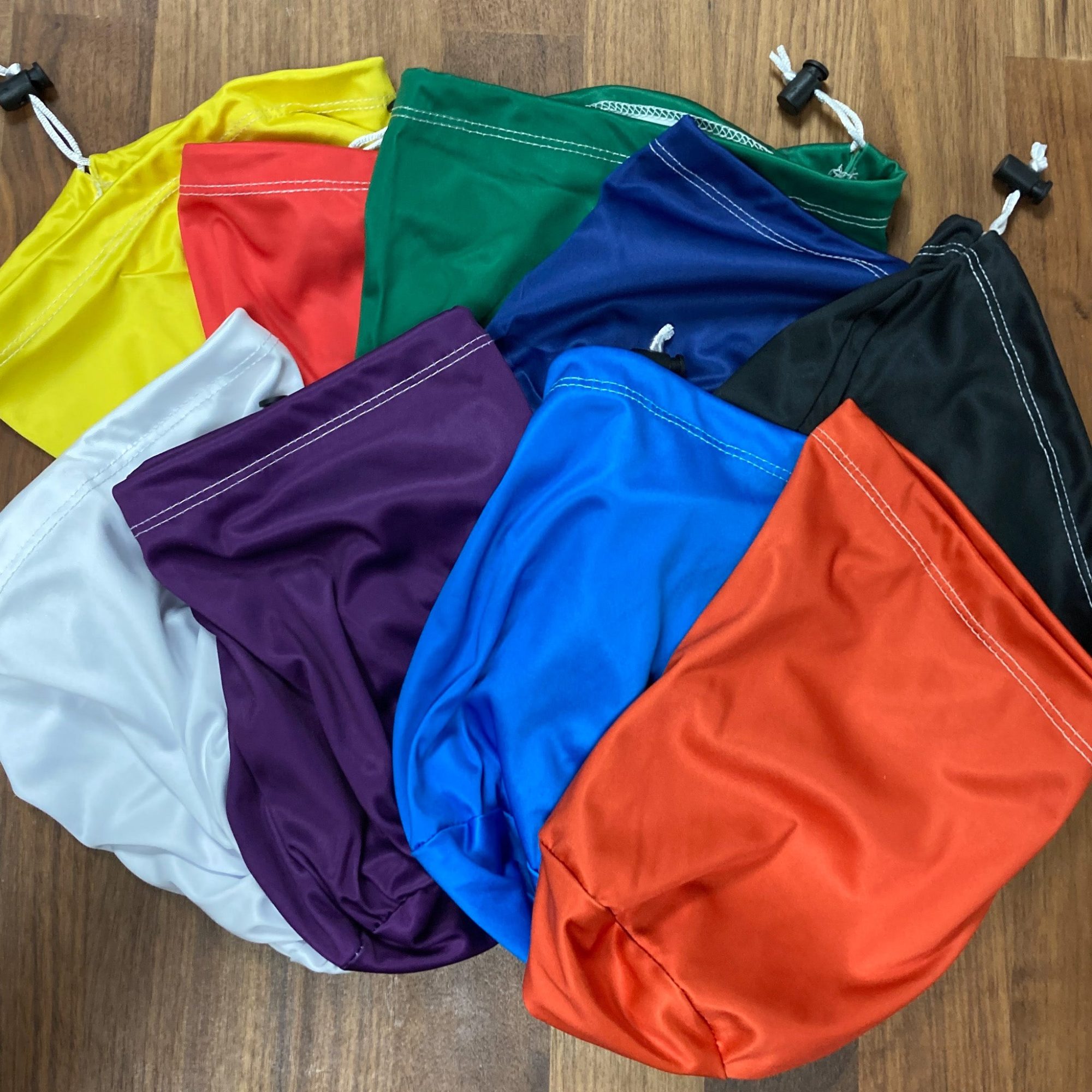 Microfiber Drawstring Bags: Circular Bag