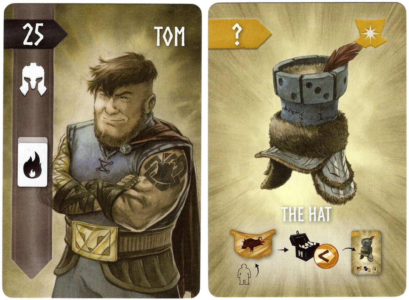 Nidavellir: Thingvellir – Crovax and Odroerir Promo Cards: Dice Tower Edition