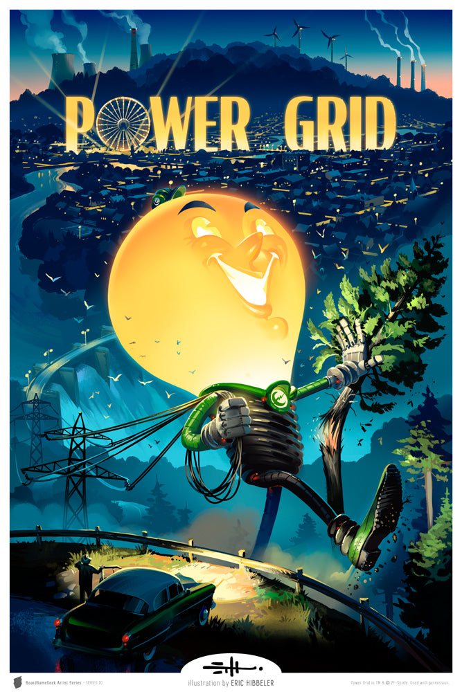BoardGameGeek Artist Series: Series 10 - Power Grid