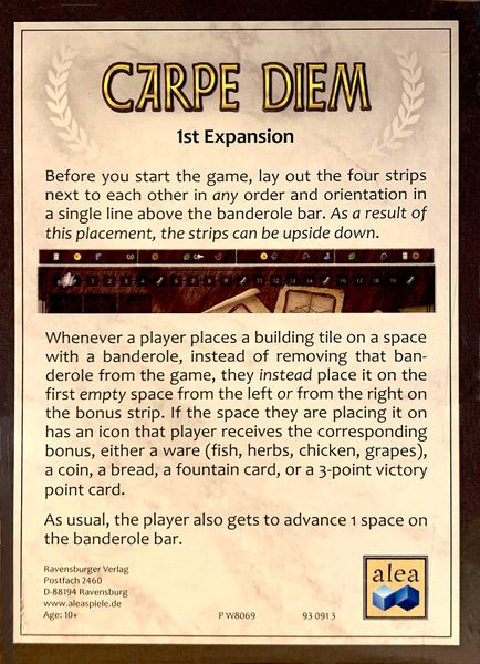 Carpe Diem: 1st Expansion