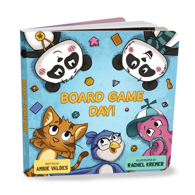 Board Game Day (board book) by Ambie Valdés