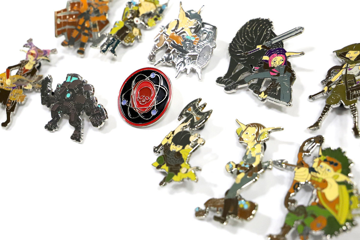 Too Many Bones: Enamel Pin Set